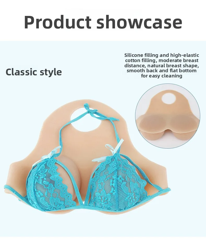 Sztuczne piersi Sztuczne piersi Piersi Silikonowe cycki Mężczyźni przebierają się za kobiety CD Drag Transwestyty Streamerki na żywo Wideo na żywo