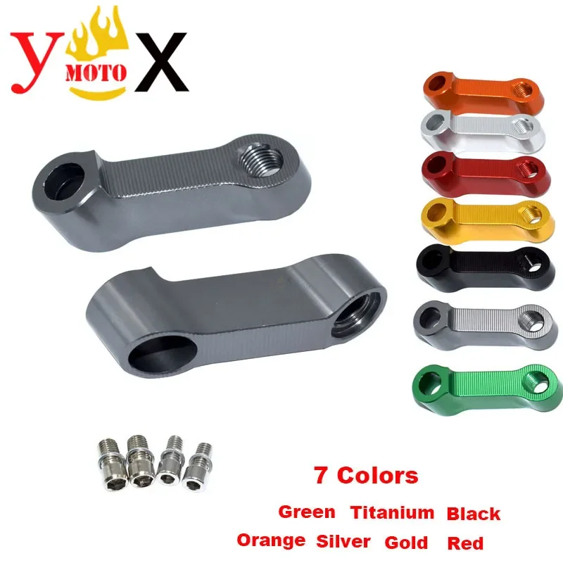 Motorcycle CNC Rear View Mirror Extender Adapter Spacer For Kawasaki VERSYS 650 1000 300X Z650 Z800 Z1000 Z750R ER6N