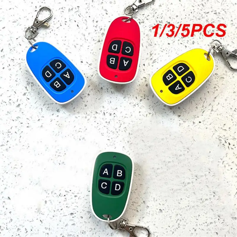 1/3/5PCS 315MHz Garage Door Remote Control 4 Keys Copy Universal Remote Control Cloning Electric Gate Remote Controller