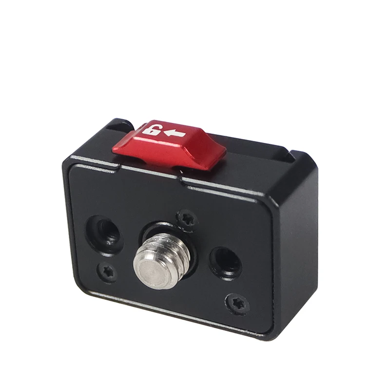 Schnellwechselplatte V-Mount Fast Switch Installationssystem für Gopro Insta360 OSMO 360 Action 5pro DSLR-Kamera Stativ Slide Mount – Detail 14