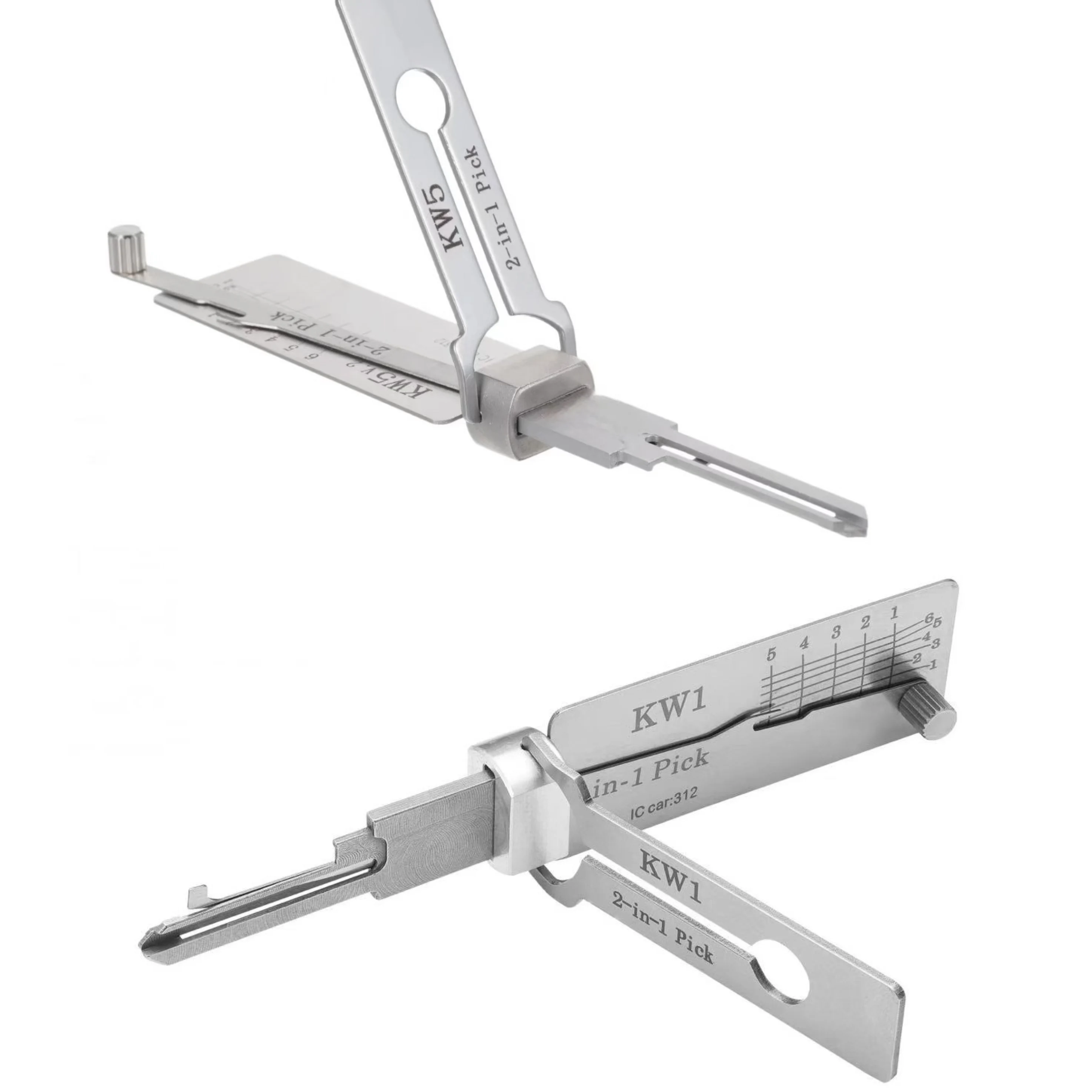 For Professional Locksmith Lishi 2 in 1 Tool SC4 SC1 SS001 Pro SS002 Pro SS002R R52 KW1 KW5 Tools for Home Door Civil KEY