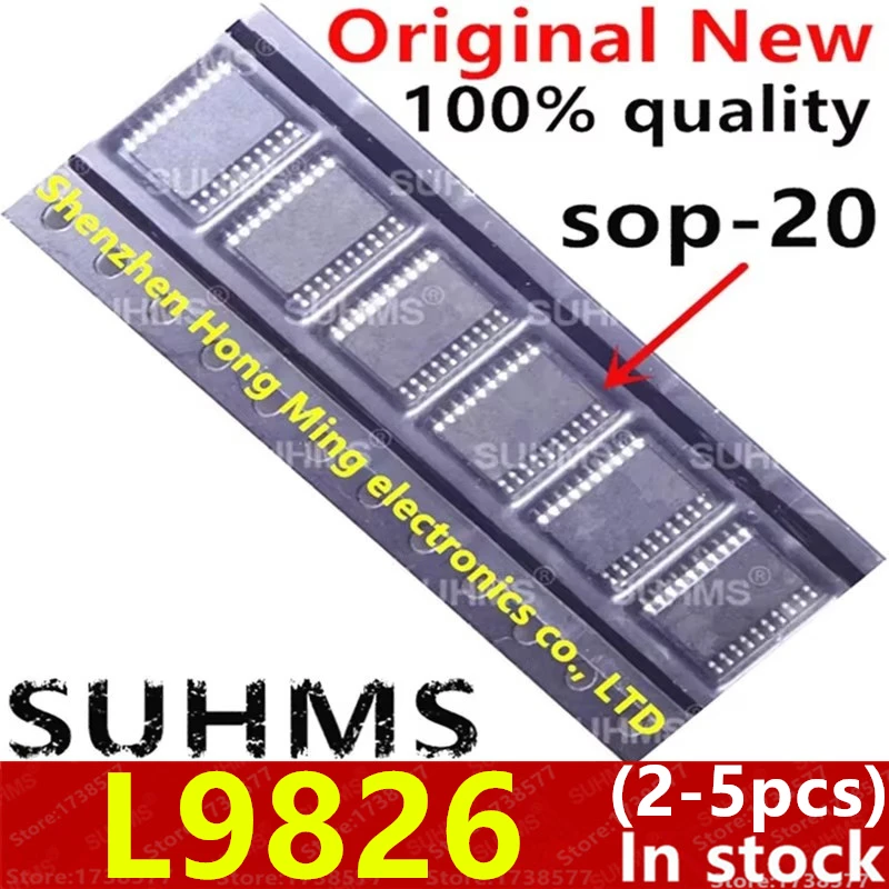 (2-5piece)100% New L9826 L9826TR sop-20 Chipset