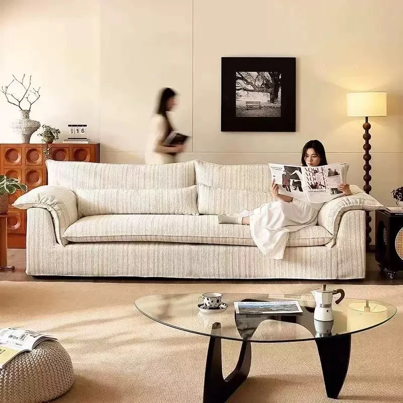 Designer Sleep Living Room Sofas Beige European Floor Lounges Living Room Sofas Arm Apartments Woonkamerbanken Furniture Home