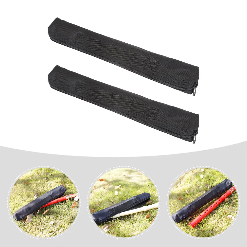 

2 Pcs Waterproof Instrument Pack Simple Design Clarinet Bag Storage Gig Pouches Saxophone Carrying Mini Bags Oxford Cloth