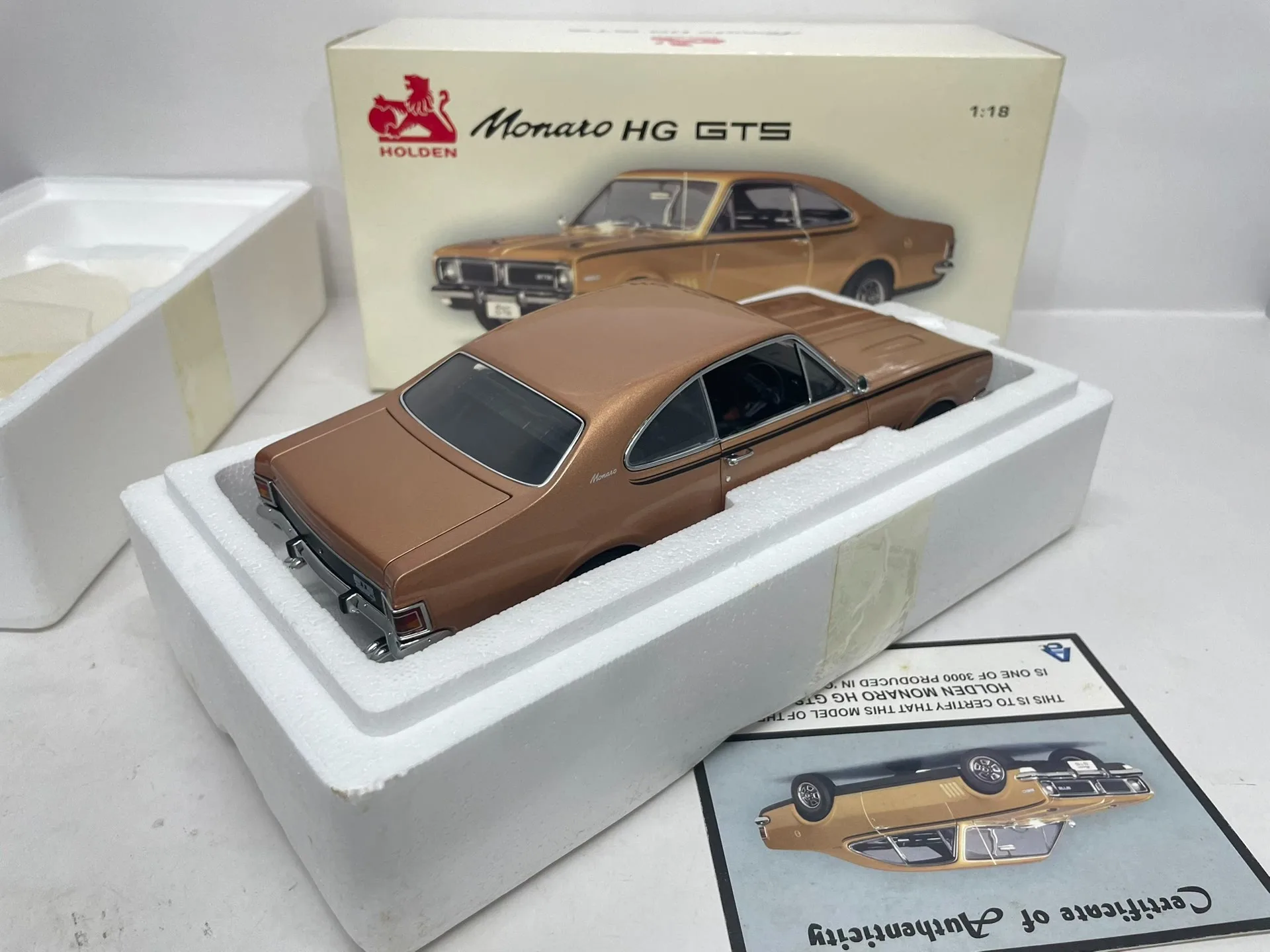 Autoart 1:18 Monato HG GTS Brown Simulation Limited Edition All Open Alloy Metal Static Car Model Toy Gift