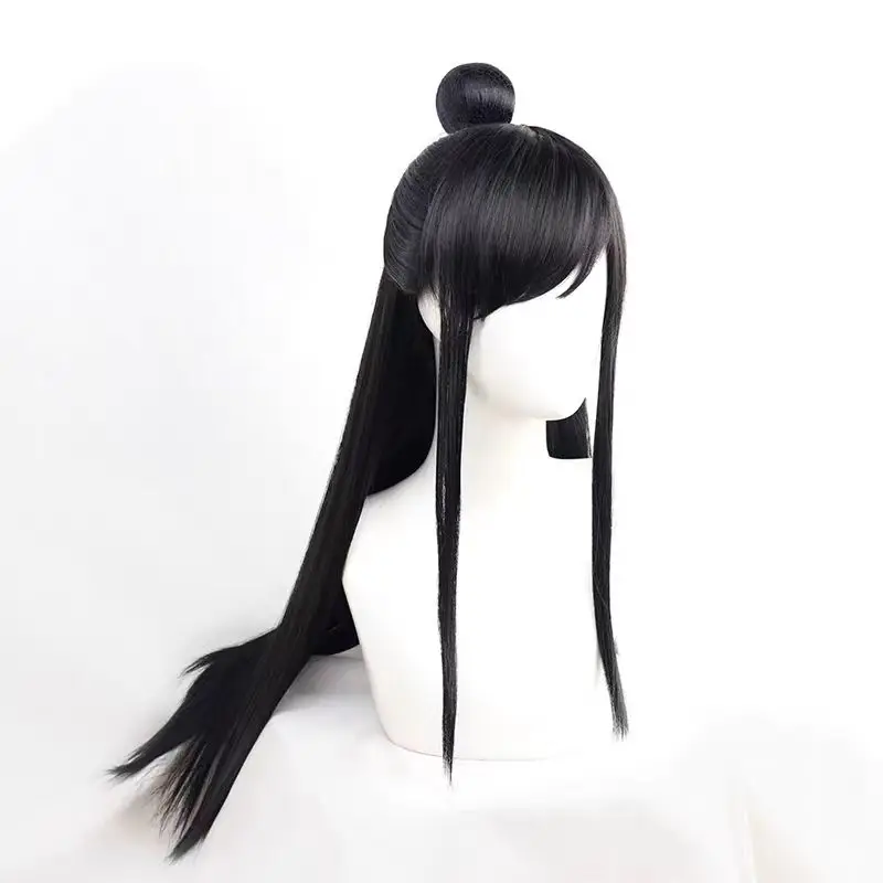 Anime Tian Guan Ci Fu Qi Rong Cosplay Wig Self-Rescue System Shen Yuan Cosplay Halloween Accessories Fan Lantern Headwear Props