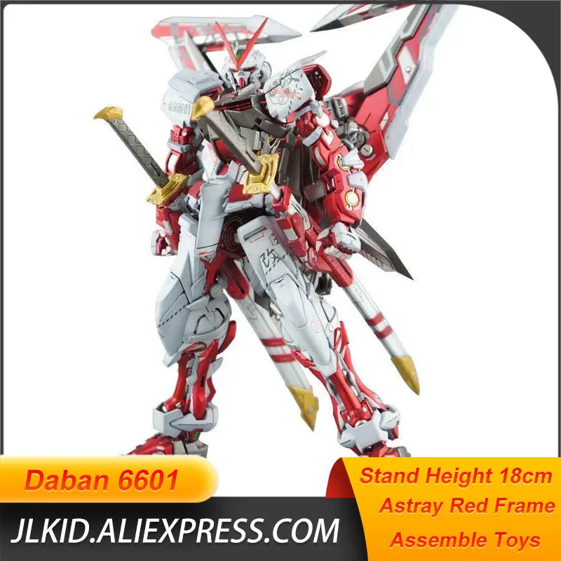 DABAN Assemble Mecha Model MG 6601 1/100 Astray Red Frame Kai Fight KO Toys