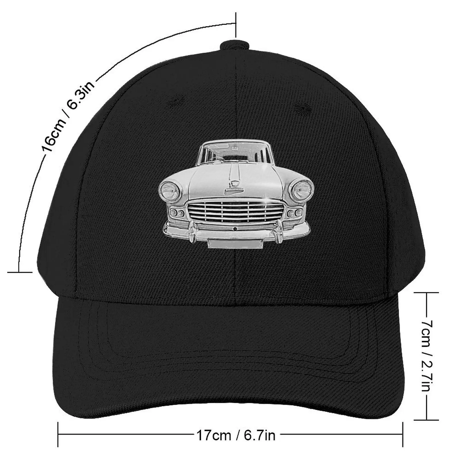 Standard Vanguard Six 1960s British classic car Baseball Cap Streetwear Horse Hat Wild Ball Hat For Girls Men's