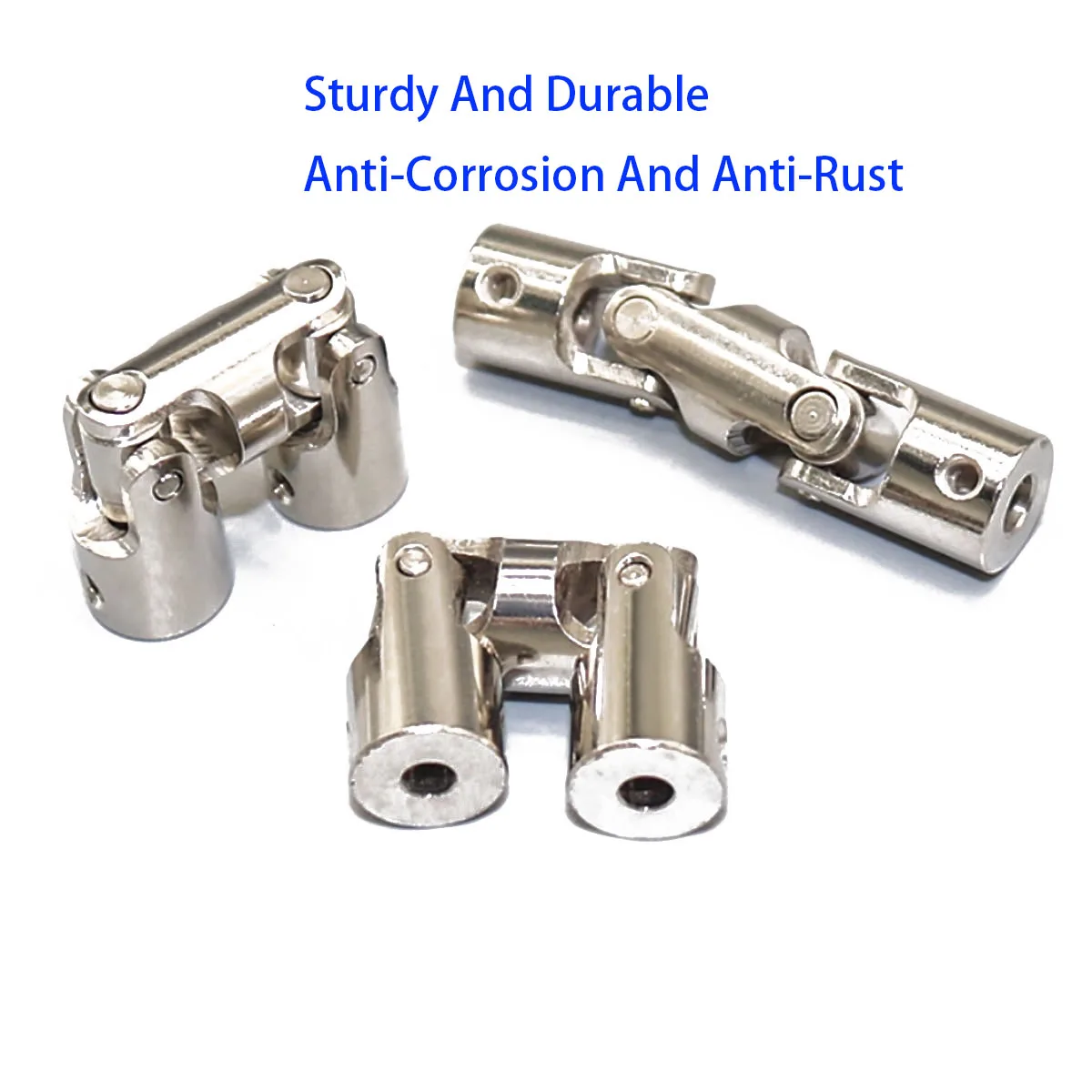 Marine Axle Coupling Three-stage Universal Joint Motor Connector M3/M4 Threaded Metal 4/5/6/8/10mm