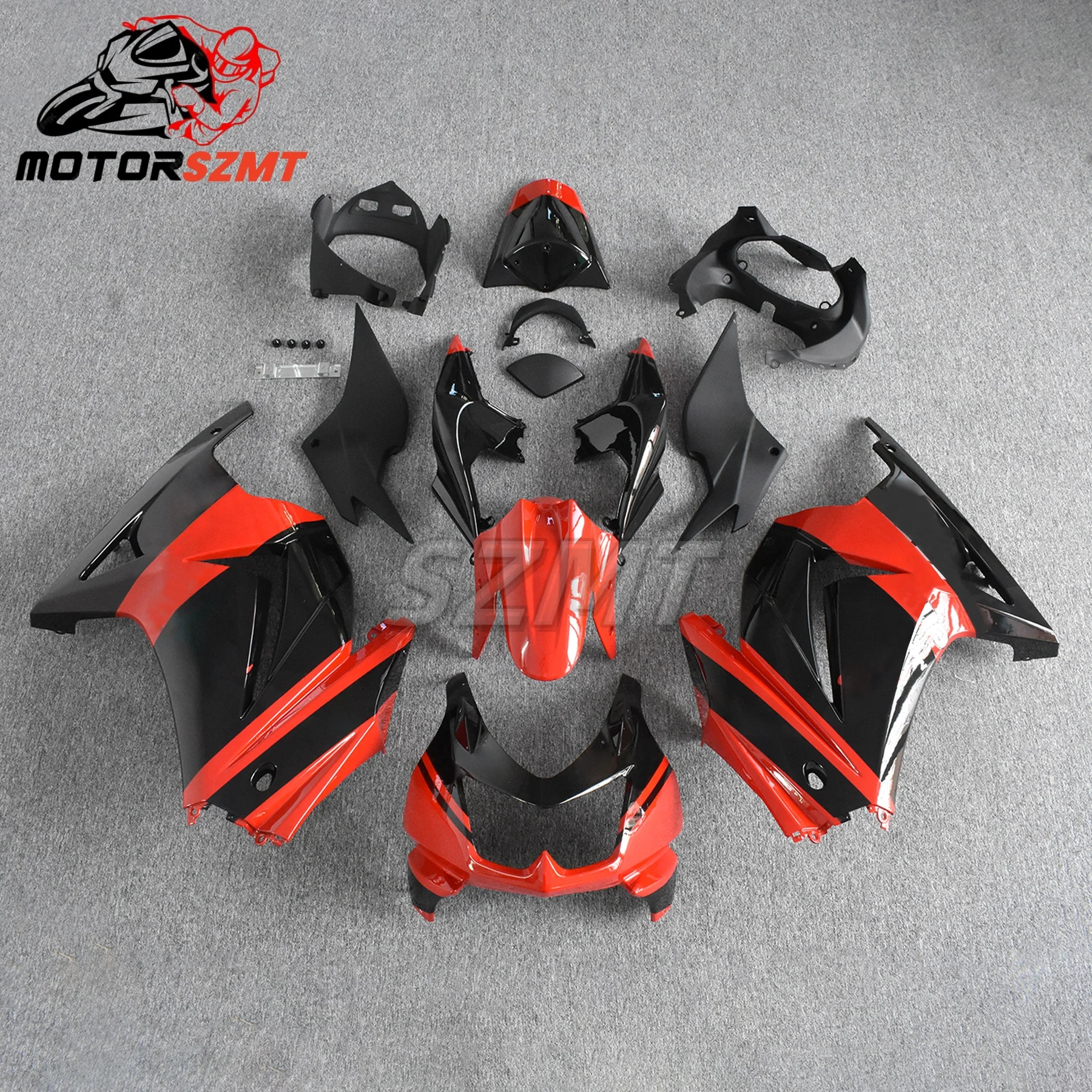 2008-2012 Injectie ABS Motorfiets Voor KAWASAKI Ninja250 ZX250 EX250 2008-2012 Volledige Kuip Kit