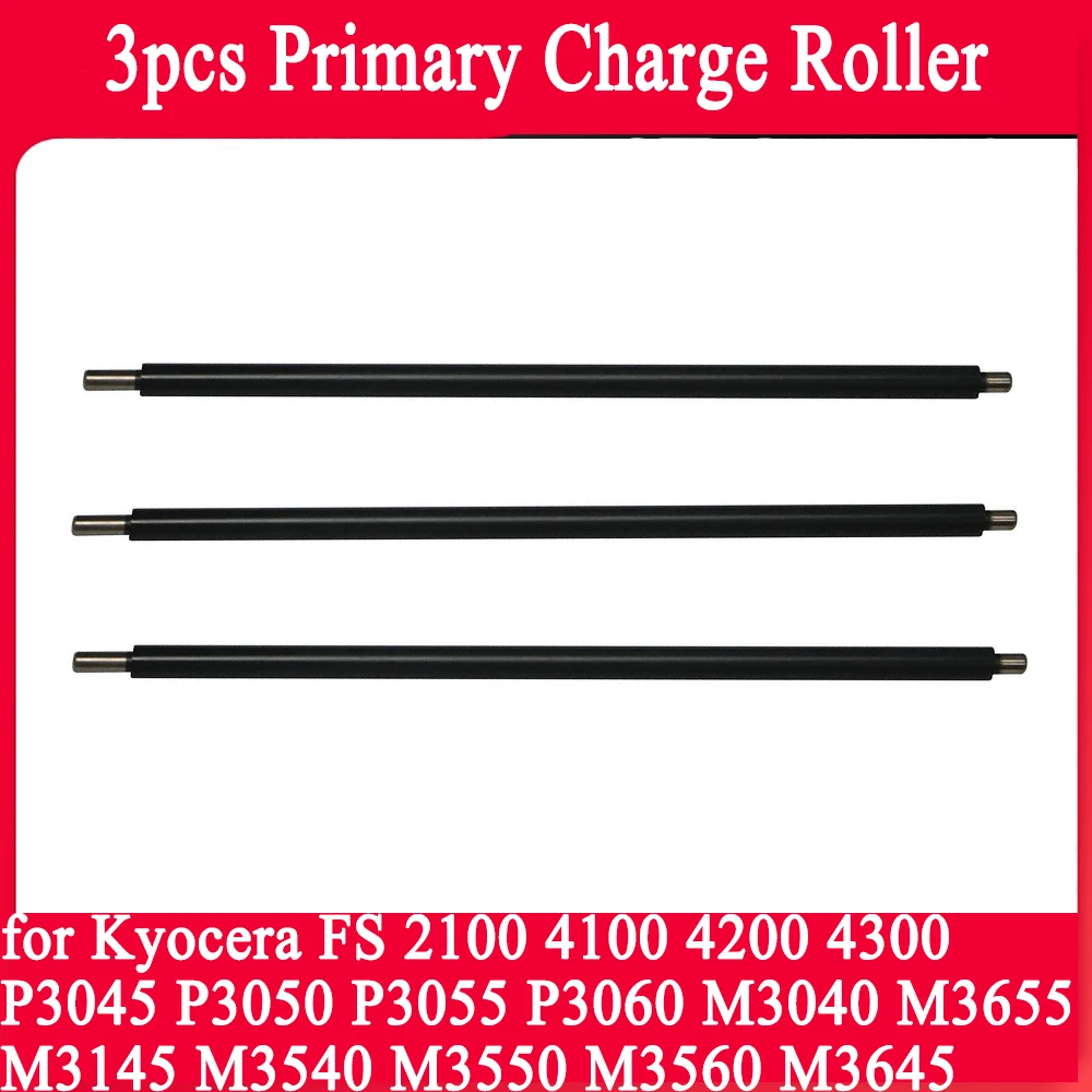 3 قطعة بكرة الشحن الأساسية لكيوسيرا لكيوسيرا FS 2100 4100 4200 4300 P3045 P3050 P3055 P3060 M3040 M3145 M3540 M3550 M3560