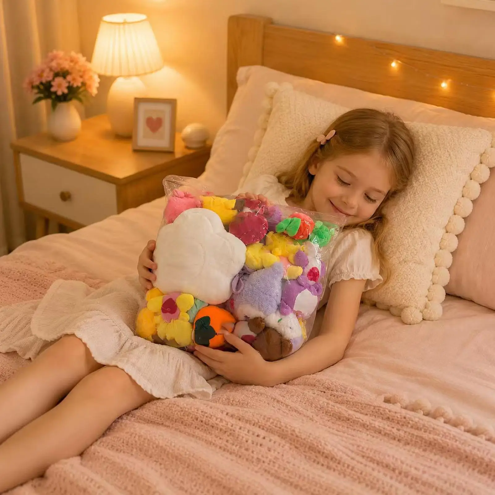 Kids Stuffed Animal Storage Clear Dustproof Stuffed Animal Plush Toy Holder Plush Toy Storage For Home Bedroom Apartment Nursery view 2