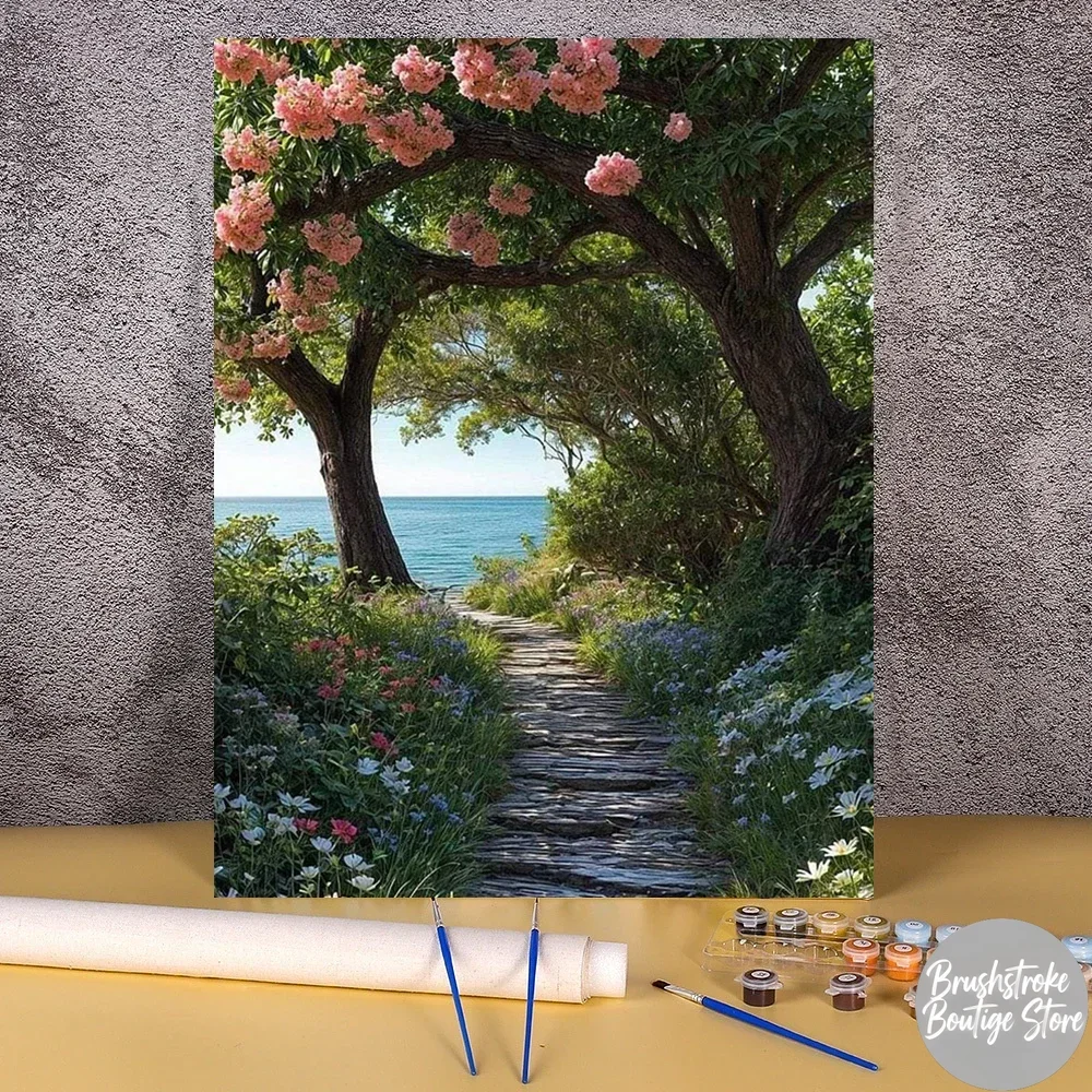 Flowers Tree Painti…