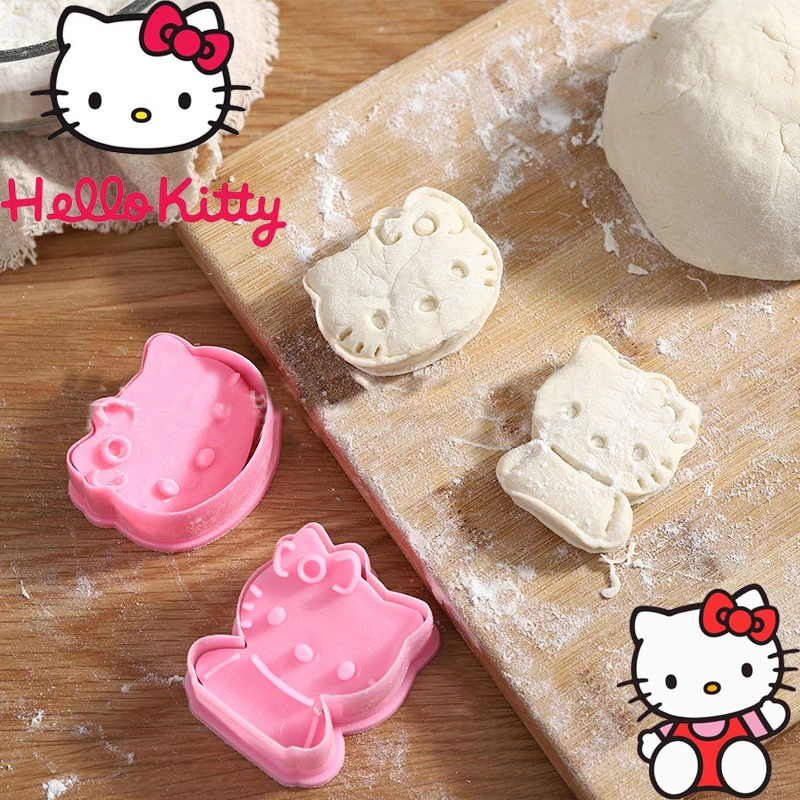 

Hello Kitty 3D Three-dimensional Fruit Mold Anime Sanrio Cookie Food Mold Cute Kitchen Utensils Kawaii Party Birthday Kids Gift