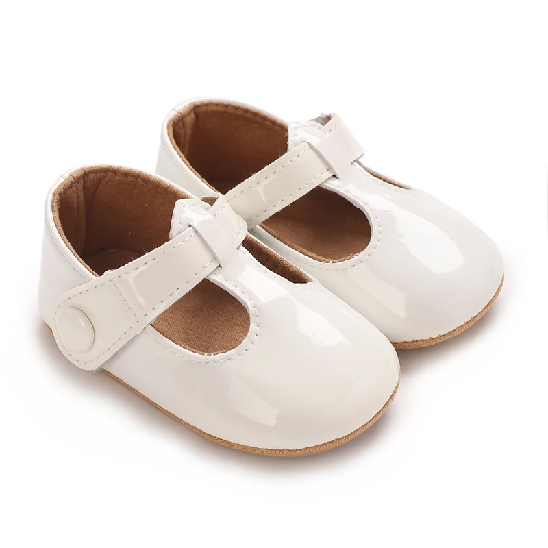 Solid ColorToddler First Walker Baby Crib Newborn Baby Princess shoes Infant Boy Girl Shoes Rubber Soft Sole Non-Slip 5-Colors