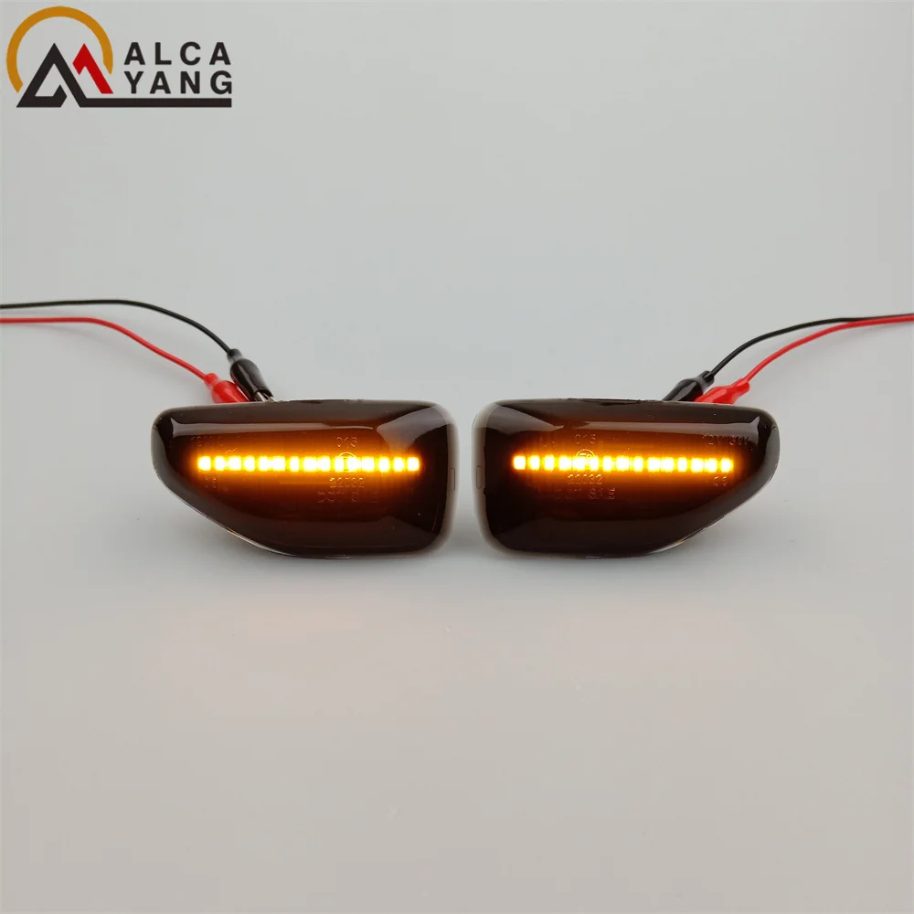 2 Stück LED Dynamische Seitenmarkierungsleuchten Pfeil-Blinker für Dacia Logan 2 Sandero 2 Duster 2 Renault Stepway – Detail 4
