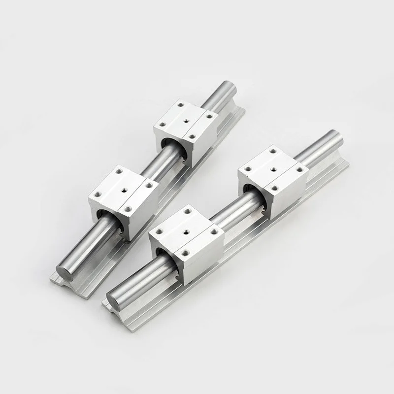 Guide SBR 2pcs Linear Guide Rail SBR12 / SBR16 / SBR20 1200mm 1300mm+ 4pcs SBR12/16/20UU Linear Bearing Blocks For CNC Part