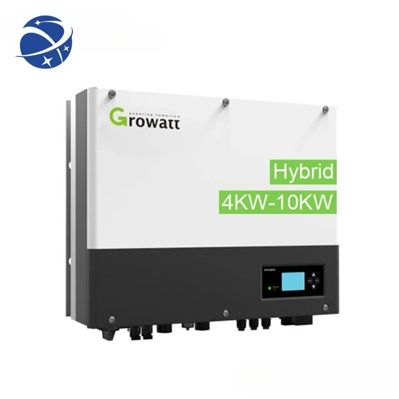 YYHCG-200 GROWATT SPH10000TL3-BH Hybrid Inverter 10kw Three Phase 4KVA 5KVA 6KVA 7KVA Inverters 8KVA for System