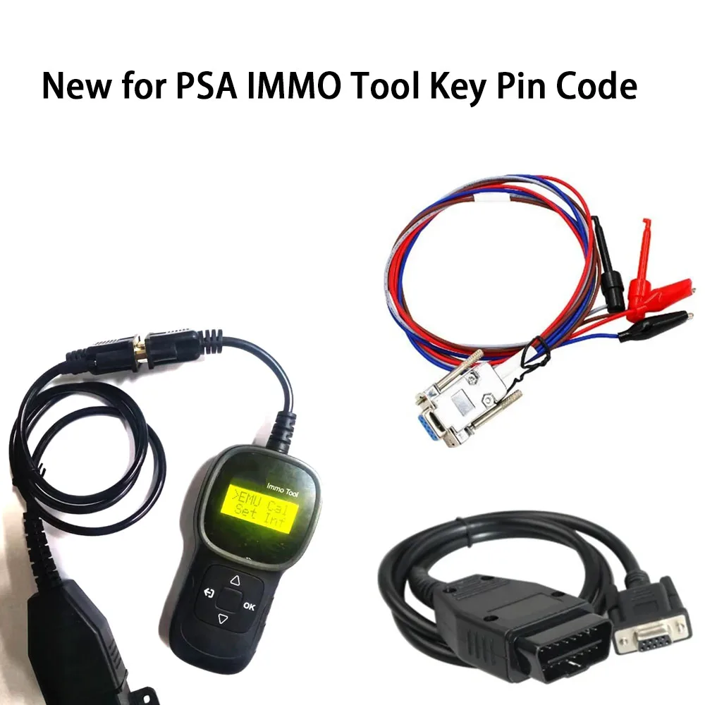 IMMO Tool Key for PSA Pin Code Reader Simulator Caculator Programming Emulator Program  For Peugeot Cit-roen 2001-2018 VS FNR