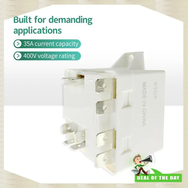 24-Hour Delivery 3X Relay Compatible With Leer 35A Potential Relay For Refrigeration, HVAC Systems - Compatible With Freezers An