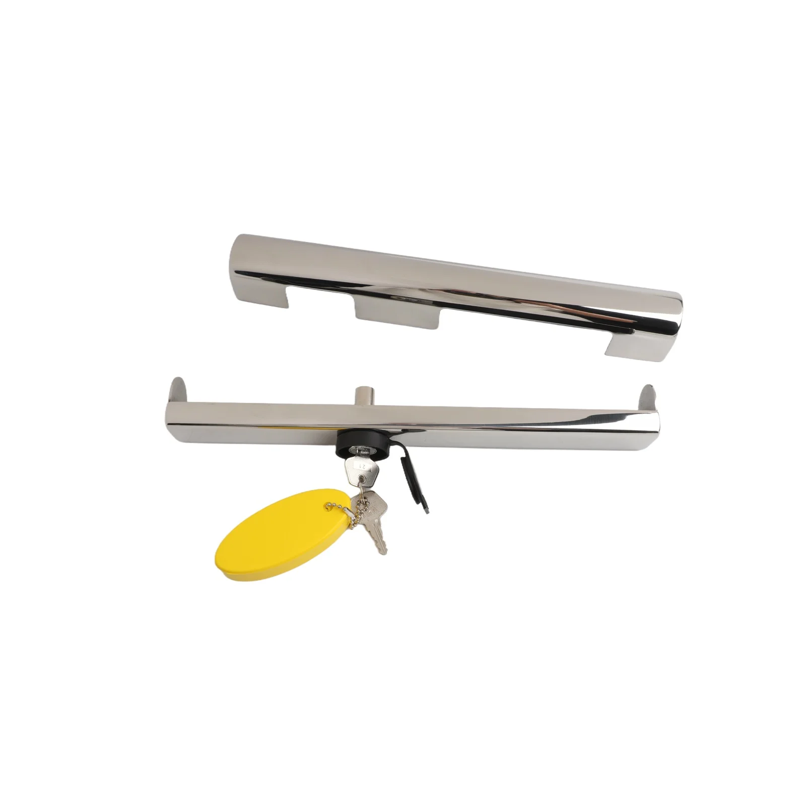 Boat Engine Lock Stainless Steel Outboard Motor Lock with Floating Key for Dependable Security and Simple Handling