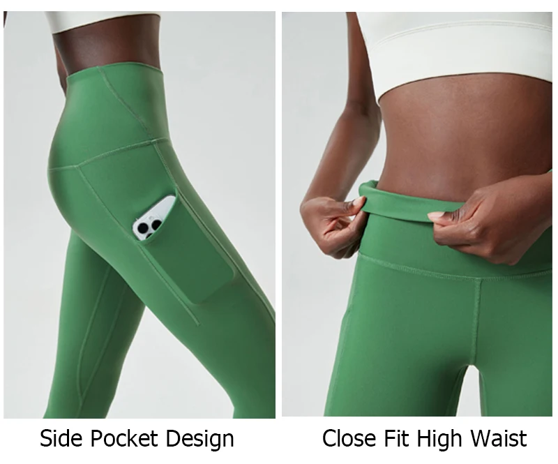 Frauen Zwei Stücke Fitness Yoga Set High Impact Tasche Gym Anzug Atmungsaktiv Schnell Trocknend Laufsport Weibliche Workout Kleidung – Detail 6
