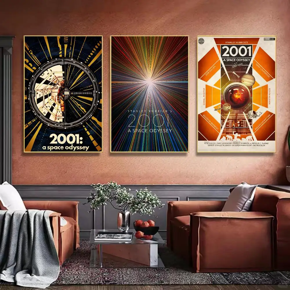 Classic Movie 2001 a space odyssey HD Canvas Art Print Wall Decor for Bars Coffee Shops Clubs Rooms