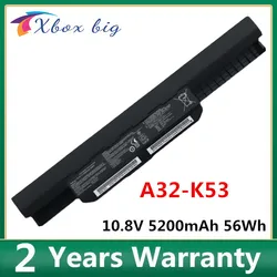 A32-K53 Laptop Battery For ASUS K43 K43E K43J K43S K43SV K53 K53E K53F K53J K53S K53SV A43 A53S A53SV A41-K53 10.8V 5200mAh