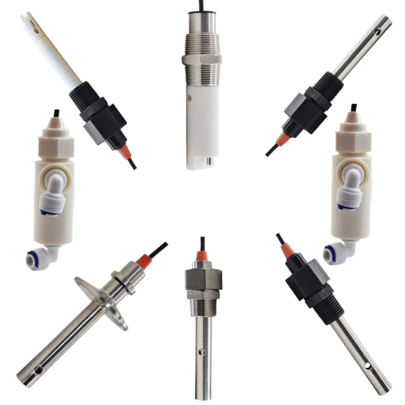 

EC/TDS Conductivity Electrode Sensor Platinum Black In-Line Transmitter 1.0 Stainless Steel, Threaded