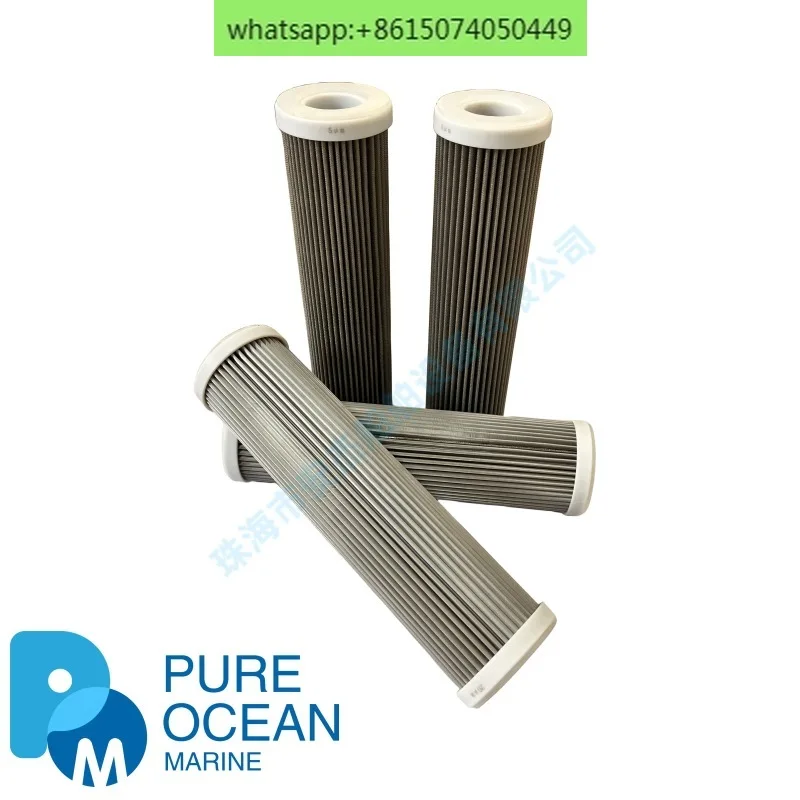 Zeewaterfilterelement van roestvrij staal
