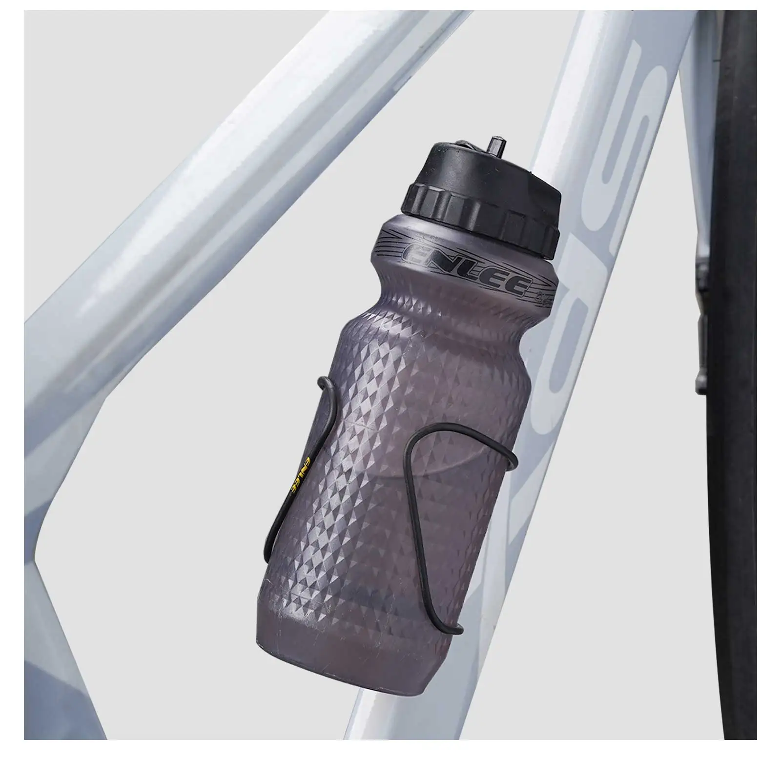 ENLEE 9,2 g superleichter Flaschenhalter aus Kohlefaser, hohles, stromlinienförmiges Design, aerodynamische Fahrrad-Wasserflaschenhalterung für den Rennradbereich – Detail 13