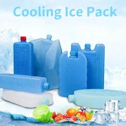 Freezer Ice Cooling Packs Long Lasting Cooling For Lunch Bags Fresh Food Reusable Cooler Pack Bag Fresh Food Storage Water Box