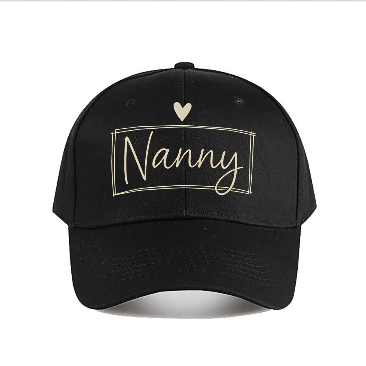Wooden Nanny Heart Decor Sign Home Nursery Baseball Cap Fashion Men Sunhat Women's Outdoor Sports Snapback Cap