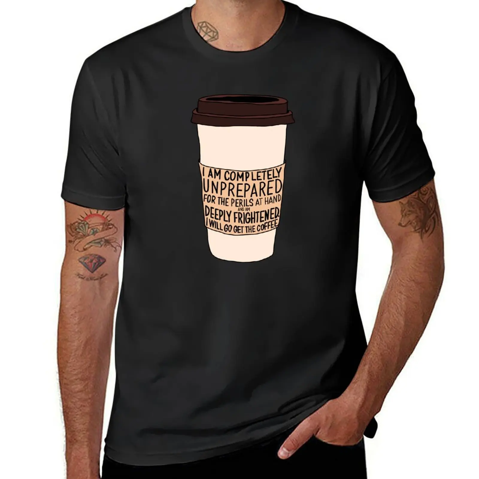 

gilear frightened coffee dimension 20 fantasy high T-Shirt sublime tees tshirts for men