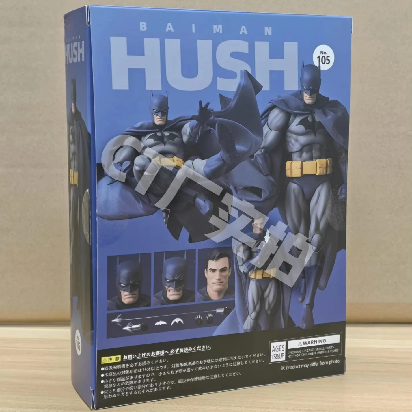 In Magazzino Ct Giocattoli Batman Hush Versione Blu Mafex 105 Versione Nera Dc Bat Man Anime Action Figure Figurine Modello Statua Giocattoli Regalo