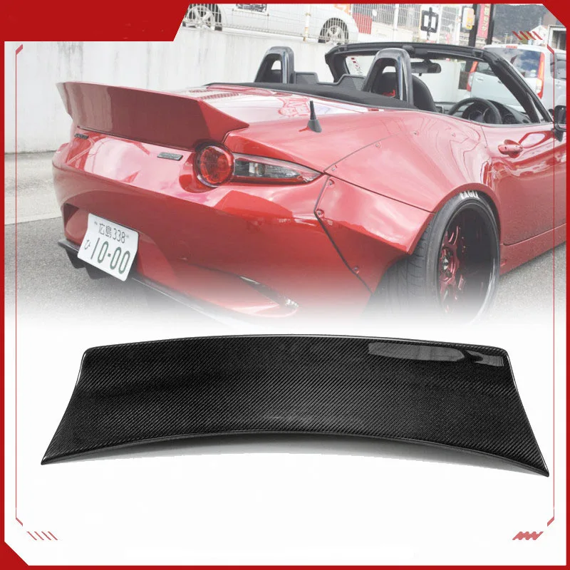 

Compatible with Miata Mazda MX5 ND RF Carbon Fiber Modifications, EPA Rear Pressure Wing, Spoiler Fin 2014