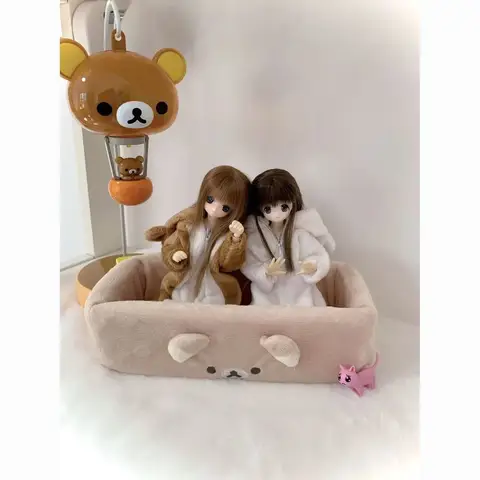 Плюшевый комбинезон-пижама для кукол BJD Ob24 1/6