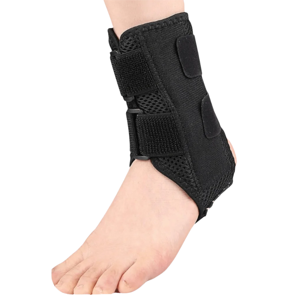 

Пружинный стержень/алюминиевая пластина, спортивная поддержка лодыжки, двусторонняя поддержка, эластичная регулируемая компрессионная сетка на щиколотке, дышащая сетка