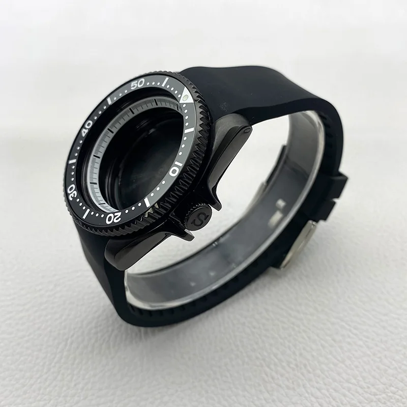 Mod 41mm Crown at 3.8 SKX007 SRPD Replace Case and Band Sets Fits NH34 NH35 NH36 4R 7S Movement Men Diving Watch Case Custom