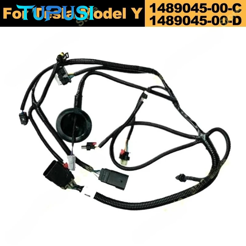 

For Tesla Model Y Front Bumper Wiring Harness Harness Assembly 1489045-00-C 1489045-00-D 1489045 Car Replacement Parts