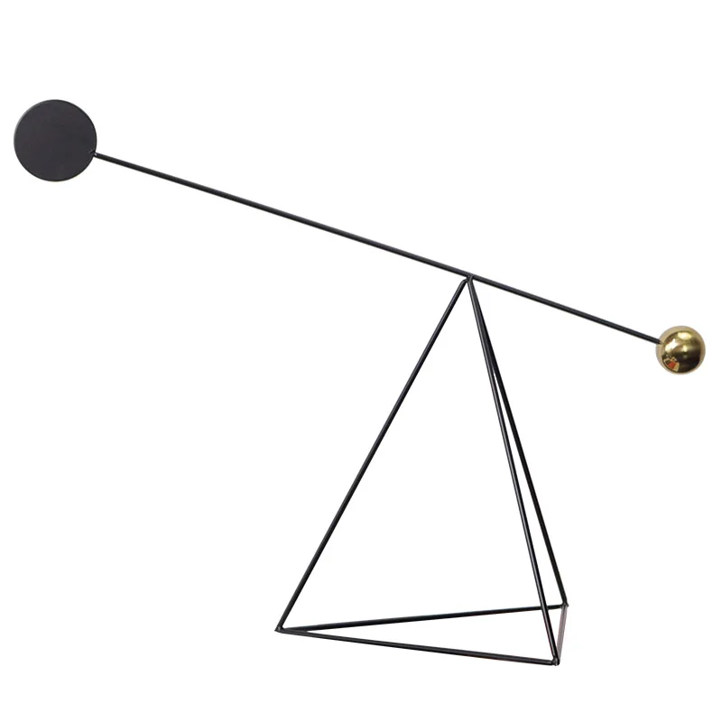 Modern simple and balanced artwork decoration, hotel sales office entrance sample room, living room soft decoration ornament