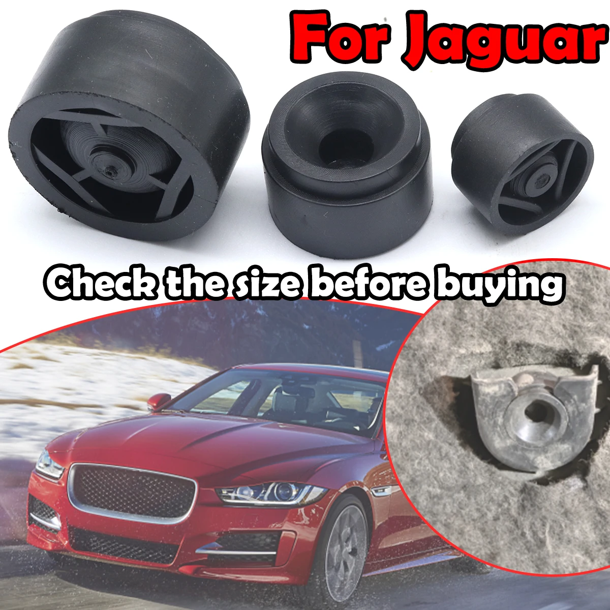 

Car Engine Cover Mounting Clip Push-on Connector Grommet Bushing Absorber For Jaguar XE 2017 For Focus VW Volvo MINI Audi BMW