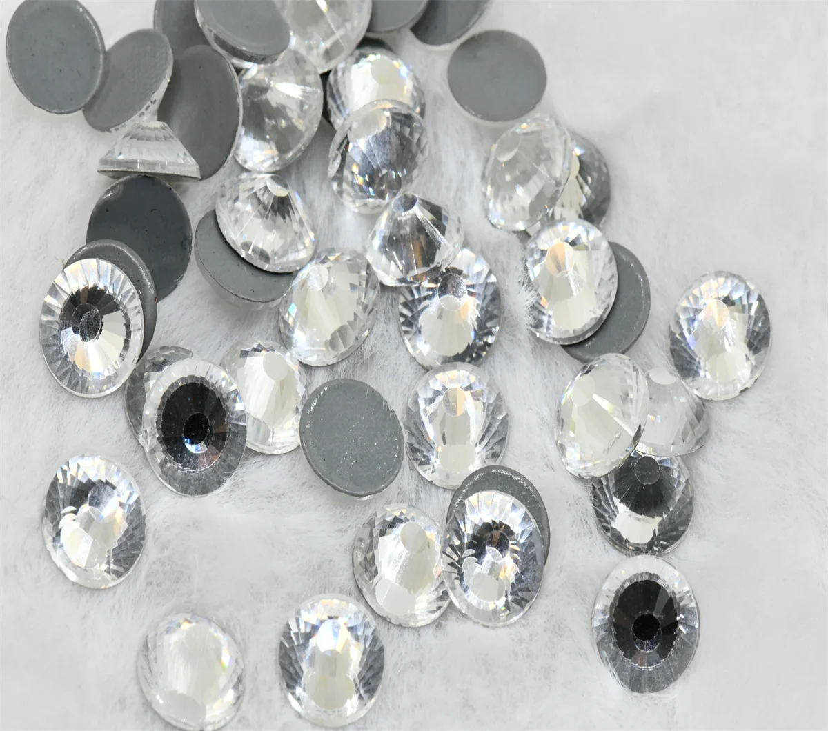 ss40 ss50  Big size Hot fix Iron on Rhinestones Flatback Crystal AB for clothing Decoration Crafts