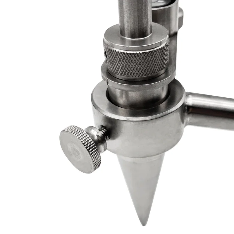 Edelstahl Mini Zweibein für Mini Prisma Pole mit Lei Adapter, Mini Stativ & Adapter,