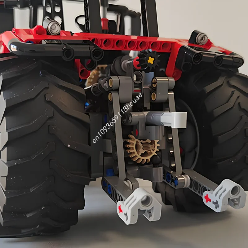 1137PCS Massey Ferguson 7480 Tractor Model Moc Building Blocks Diy Creative Educational Stacking Bricks Toy Kid Christmas Gifts