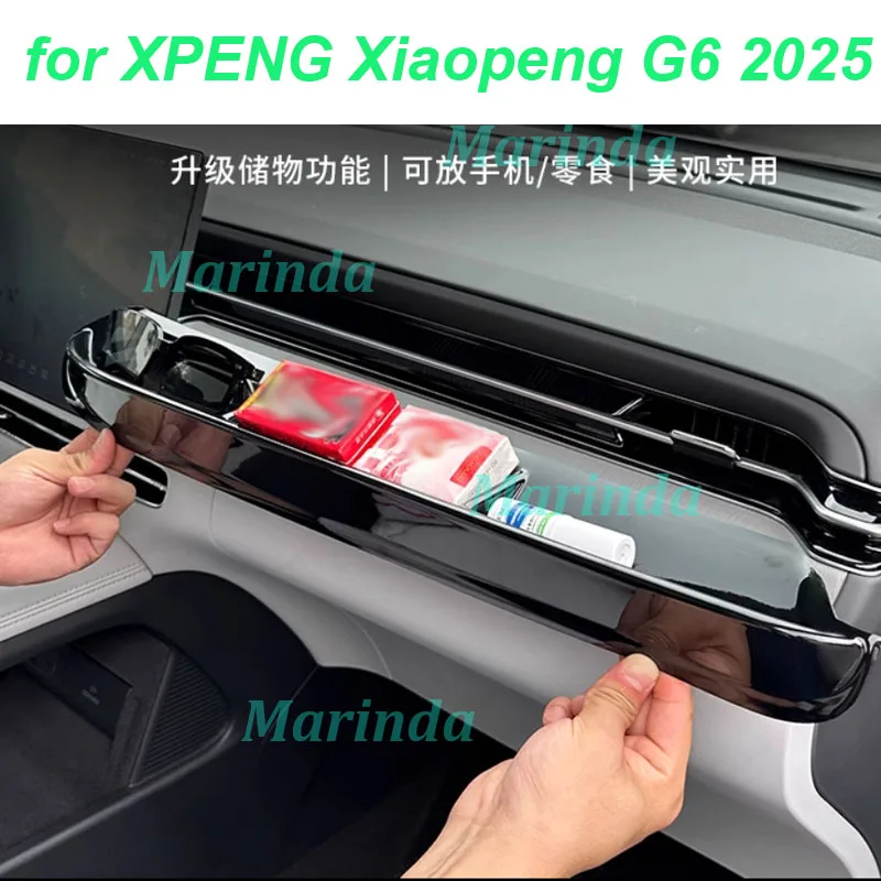 

Car Co-pilot Dashboard Panel Storage Box for XPENG Xiaopeng G6 2025 Under Co-pilot Seat Co Pilot Trim Interior Accessories