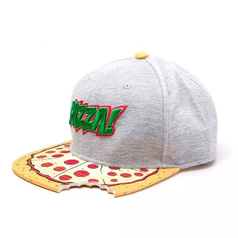 PANGKB Brand PIZZA CAP hip hop snapback hat for men women adult outdoor casual sun baseball cap