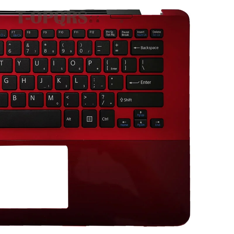 F New For Sony Vaio SVF14A SVF14A1C5E Palmrest & US Keyboard A1958531A No Backlit