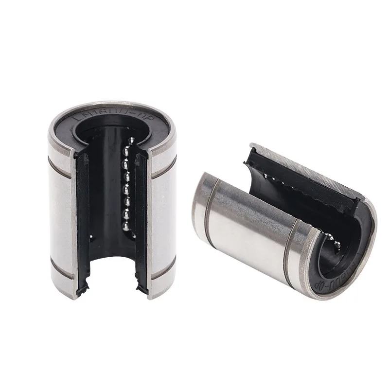 1PC Large opening linear bearing sliding ball bearing LM10 12 16 20 25 30 UU-OP