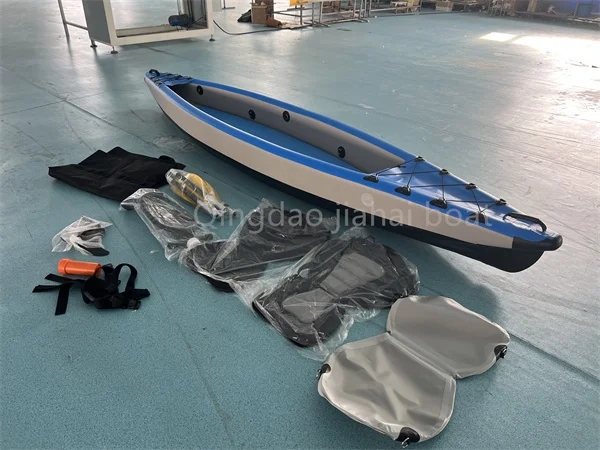 Racing  Boat  Fishing  inflatable single boat  new design most popular  with core Foldable seasonal wholesale inflatable